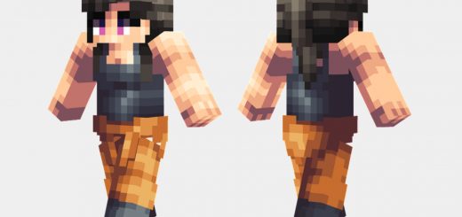 Anime Minecraft Skeleton Girl 3  Minecraft Skin
